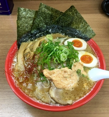 「限定味噌らーめん850円+味玉100円」@熱血らーめん in Yokohamaの写真