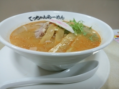 「辛味噌らーめん(並盛・160g)800円」@てっちゃんらーめんの写真