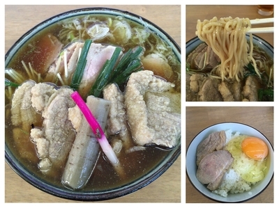 「道有楽の鴨そば…強 B 2000円&地鶏卵掛けご飯 200円」@MENYA 食い味の道有楽の写真