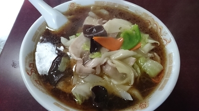 「肉そば（850円）」@来々軒の写真