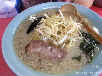 「ネギラーメン 大 ¥800」@ラーメンショップ 保木間店の写真