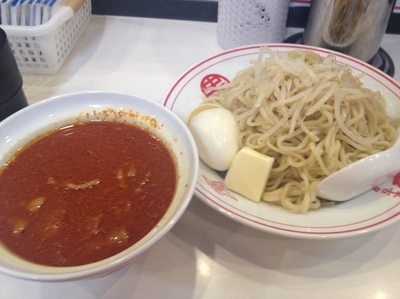 「冷やし味噌ラーメン+玉子+バター」@蒙古タンメン 中本 町田店の写真