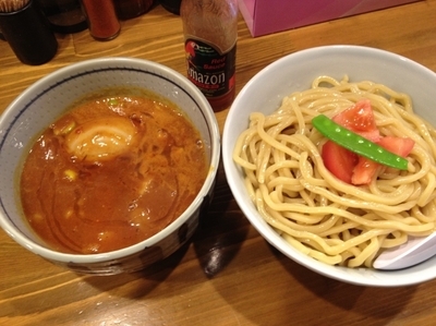 「海老トマトつけ麺」@麺屋 蕃茄の写真