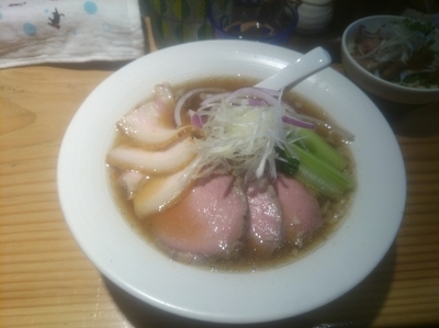 「ちゃーしゅー醤油そば＋【限定】黒煮干しスープ」@麺処 篠はらの写真