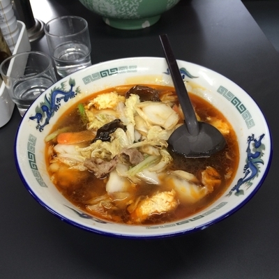 「ぴりからラーメン」@光楽の写真