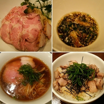 「醤油つけ麺800円 大盛り100円 ﾁｬｰｼｭｰ250円」@創作麺工房 鳴龍の写真