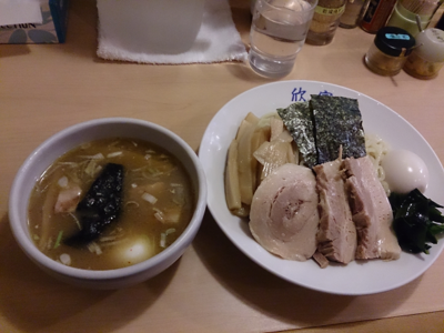 「スペシャルつけめん」@手打ちつけ麺 欣家の写真