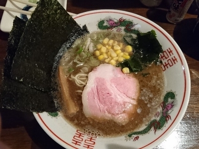 「味噌特濃(鰯)ハーフ」@煮干専門 中華そば 平八の写真