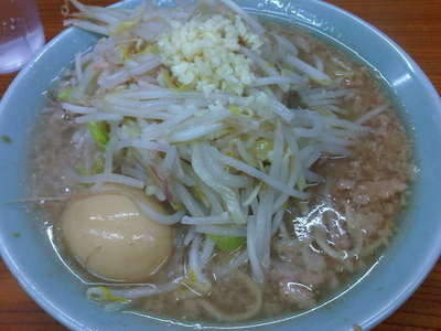 「ポン酢ニンニク+煮玉子」@凛 蒲田店の写真