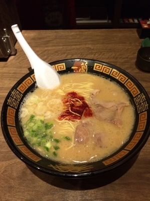 「天然とんこつラーメン」@一蘭 静岡駅前店の写真