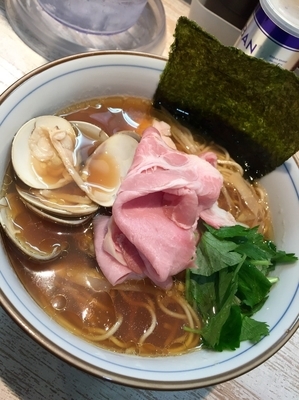 「蛤そば（濃い口醤油Ver.）￥850」@中華そば 四つ葉の写真