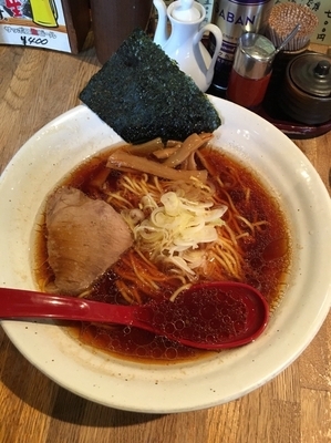 「新作中華そば680円(中盛り200g無料)」@西新宿 つけそば 黒門の写真