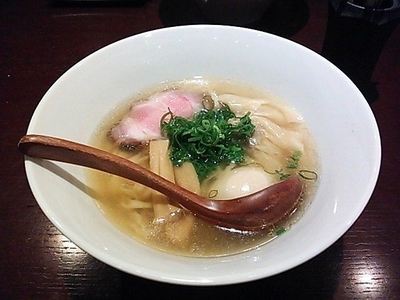 「特製”潮”らーめん（コース料理の一品）」@麺屋 翔 西新宿本店の写真