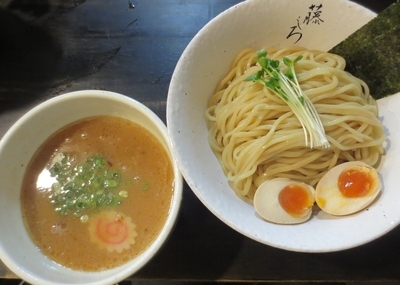 「芳醇鶏白湯つけ麺（中盛り）＋クーポン味玉780円」@麺屋 藤しろ 三軒茶屋店の写真