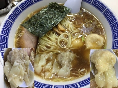 「ワンタンメン ミックス  1100円」@支那そば いしはらの写真