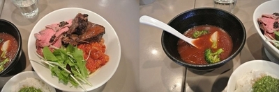 「三種の調理法の牛肉！赤ワインスープつけ麺1,000円+ご飯」@つけ麺 五ノ神製作所の写真