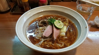 「鴨そば」@はりけんラーメン 南店の写真