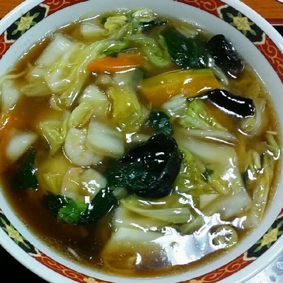 「五目そば　７００円」@ファミリーレストラン 富士食堂の写真