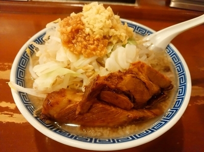 「【にぼふじ(中盛・250g)780円】→0円」@にぼ神 角ふじの写真