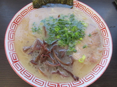 「らーめん　650「円」」@博多長浜らーめん もりやの写真