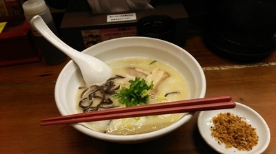 「ぼんしゃん＋カピタン＋記念無料替え玉」@九州じゃんがら 秋葉原本店の写真