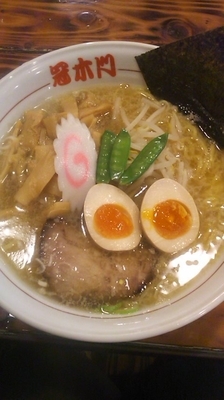 「中華そば・バラチャーシュー中華そば」@拉麺 冠木門の写真
