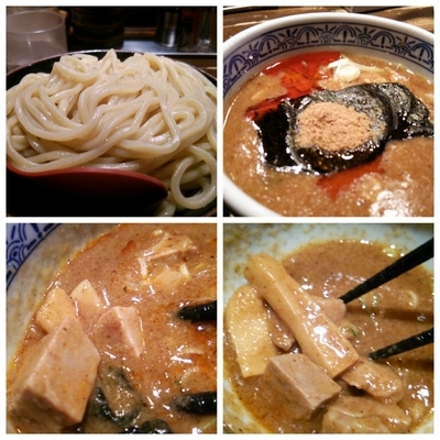 「辛つけ麺(大）780円」@つけ麺専門店 三田製麺所 恵比寿南店の写真