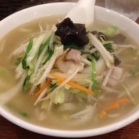 野菜たっぷり塩タンメン(期間限定･太麺)＋餃子