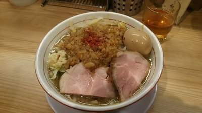 「背脂ドカ盛りそば(300gニンニクあり)」@セアブラノ神 伏見剛力の写真