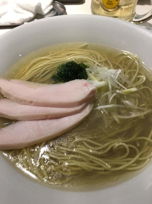 「牡蠣出汁塩らーめん『かきやんZERO』」@煮干し中華そば 一燈の写真