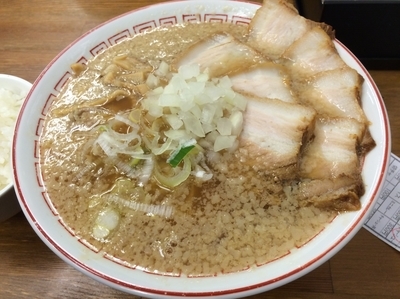 「しょうゆチャーシュー+半ライス／￥800+100」@喜多方食堂 浅草本店の写真