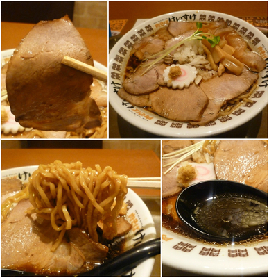 「肉そば醤油¥780」@肉そば けいすけ 東京みーとれあ店の写真