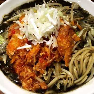 「【気まぐれ限定】イカスミソカレー。」@中華そば 飯村製作所の写真