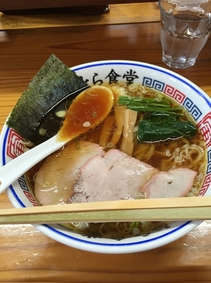 「手打ち中華そば 680円」@とら食堂の写真