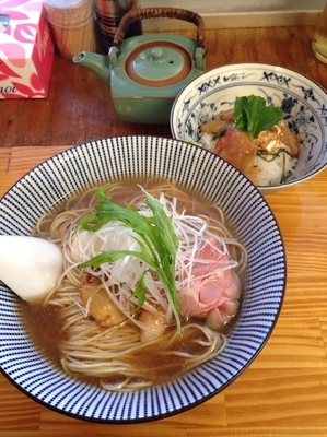 「【ラW限定】金目鯛と真鯛の中華そば  お茶漬けつき」@中華そば よしかわの写真