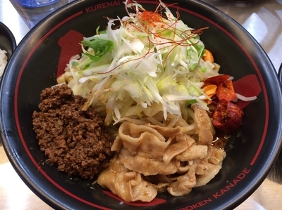 「紅まぜそば」@麺創研 紅 国分寺の写真