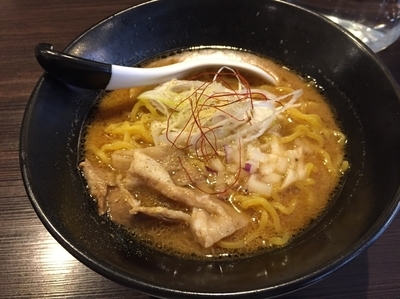 「円まどか(海老香味噌)」@麺画廊 英の写真