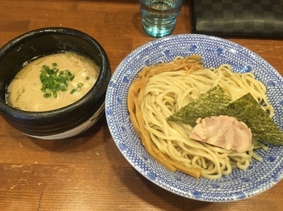 「鶏白湯魚介つけ麺」@麺や 蒼輝 AOIKAGAYAKIの写真