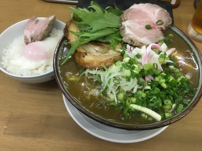 「師走の一杯 若鶏カレー南蛮(昆布 煮干 鶏)D」@MENYA 食い味の道有楽の写真