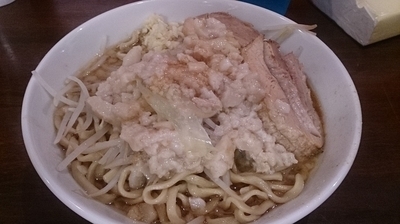 「ラーメン（にんにく少し・アブラ増し）」@龍麺 ふえ郎の写真