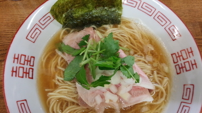 「煮干し中華そば＋限定④＋和え玉(半)」@㐂九家の写真