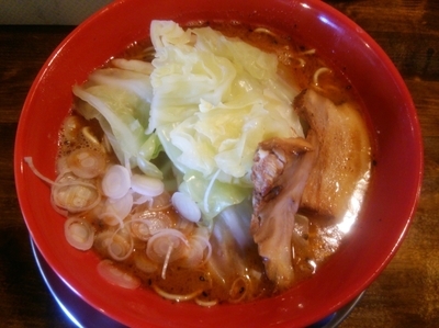 「レッチリらー麺（大盛、硬め）」@らー麺屋台 骨のzuiの写真