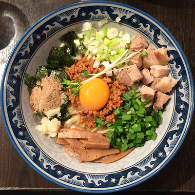 「夜営業限定 台湾まぜそば 追い飯付き」@麺処 さとう 桜新町店の写真