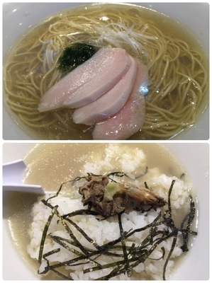 「【限定】牡蠣出汁塩ラーメンかきやんZERO¥800」@煮干し中華そば 一燈の写真