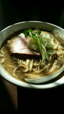 「濃厚煮干らーめん(大盛100円)」@麺屋 一寸星の写真