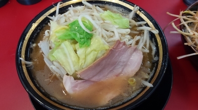 「野菜ラーメン」@家系ラーメン 熊田家の写真