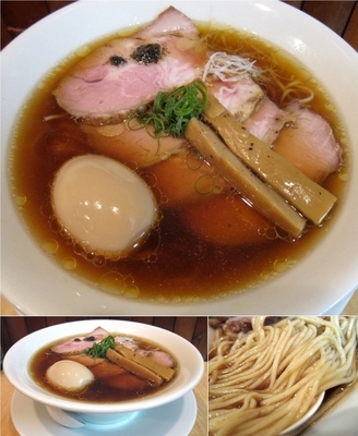 「焼豚醤油そば 1,150円 + トッピング味玉 100円」@Japanese Soba Noodles 蔦の写真