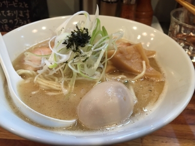 「らーめん銀だら搾り」@鮮魚らーめん 五ノ神水産の写真