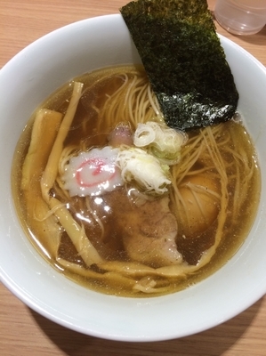 「煮干しそば850円、潮850円」@支那そば 孤高の写真