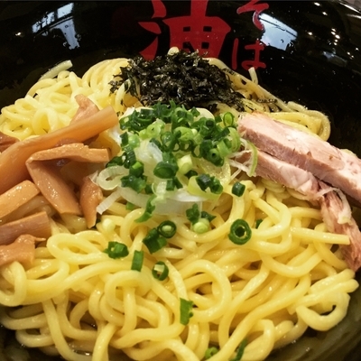 「油そば（ダブル盛り）720円」@東京油組総本店 市ヶ谷組の写真